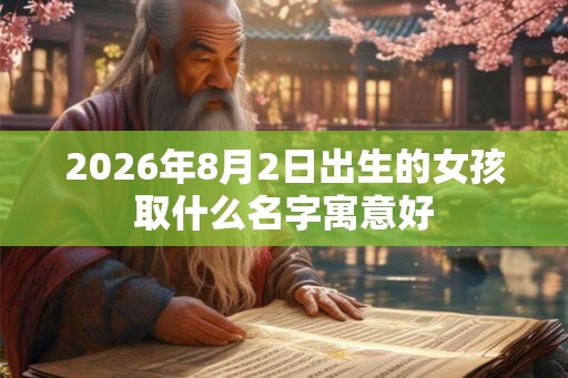 2026年8月2日出生的女孩取什么名字寓意好 2026年8月2日出生的女孩取什么名字寓意好