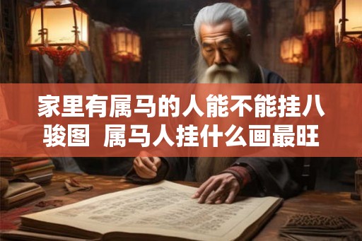 家里有属马的人能不能挂八骏图  属马人挂什么画最旺财