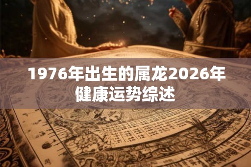 1976年出生的属龙2026年健康运势综述