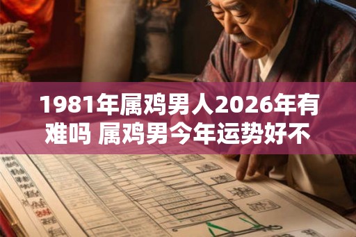 1981年属鸡男人2026年有难吗 属鸡男今年运势好不好