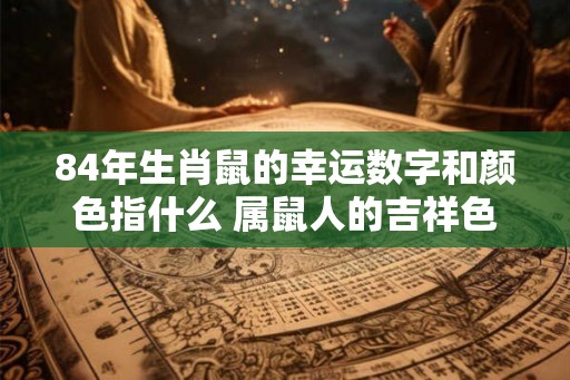84年生肖鼠的幸运数字和颜色指什么 属鼠人的吉祥色和数字！