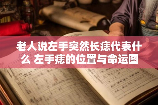 老人说左手突然长痣代表什么 左手痣的位置与命运图