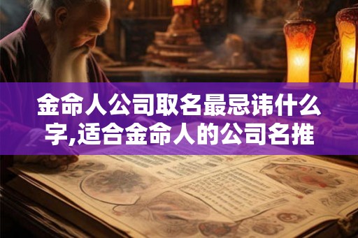 金命人公司取名最忌讳什么字,适合金命人的公司名推荐