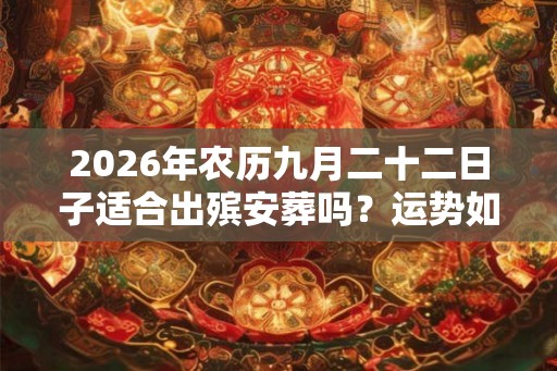 2026年农历九月二十二日子适合出殡安葬吗？运势如何？