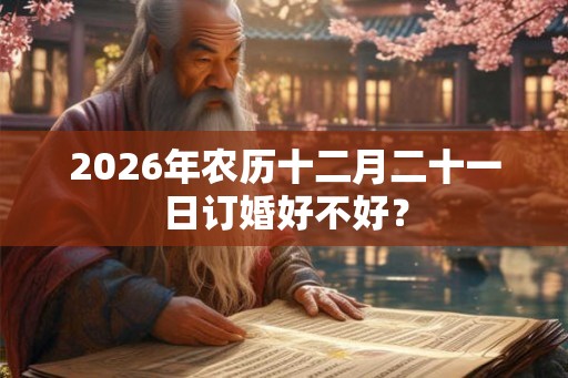 2026年农历十二月二十一日订婚好不好? 2026年农历十二月二十一日订婚好不好?