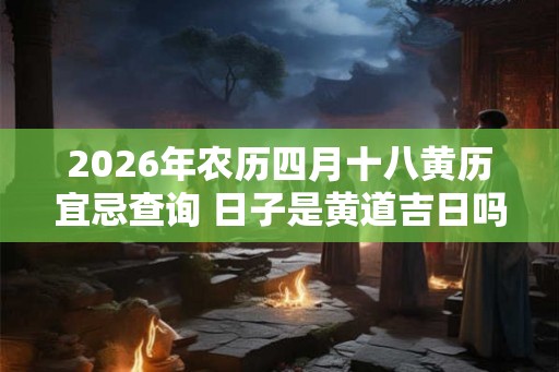 2026年农历四月十八黄历宜忌查询 日子是黄道吉日吗
