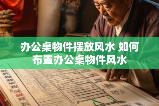 办公桌物件摆放风水 如何布置办公桌物件风水