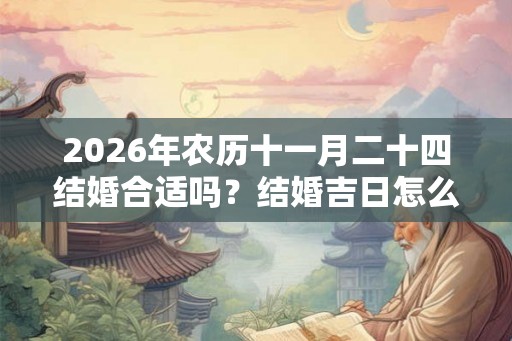 2026年农历十一月二十四结婚合适吗？结婚吉日怎么看？
