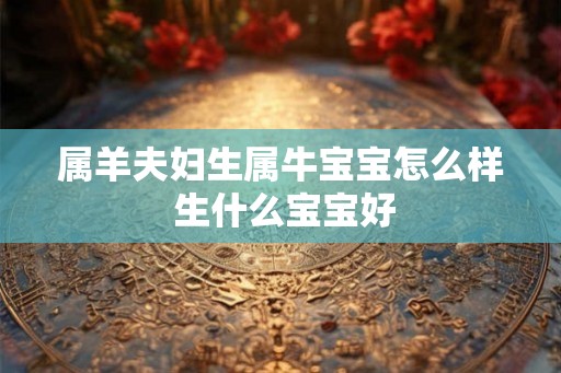 属羊夫妇生属牛宝宝怎么样 生什么宝宝好