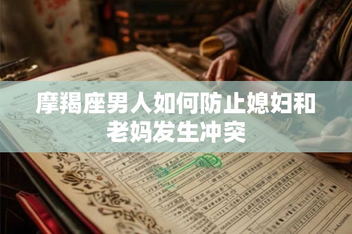 摩羯座男人如何防止媳妇和老妈发生冲突