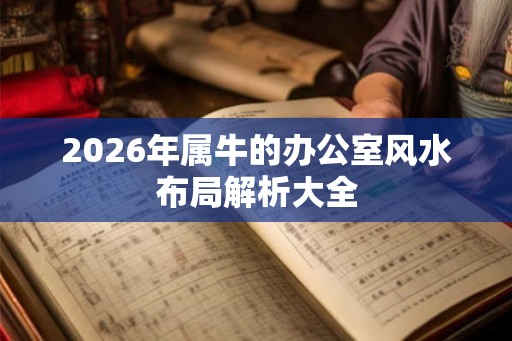 2026年属牛的办公室风水布局解析大全
