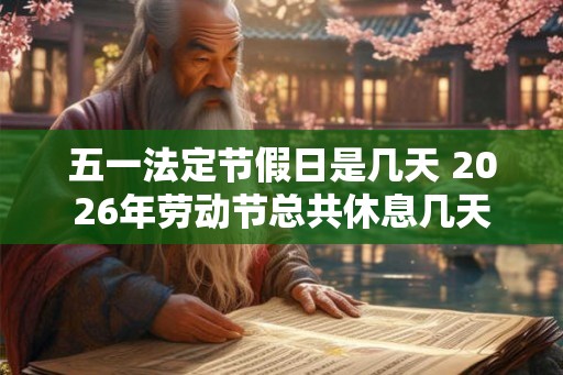 五一法定节假日是几天 2026年劳动节总共休息几天