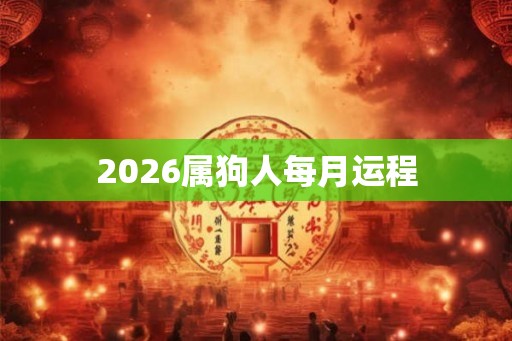 2026属狗人每月运程