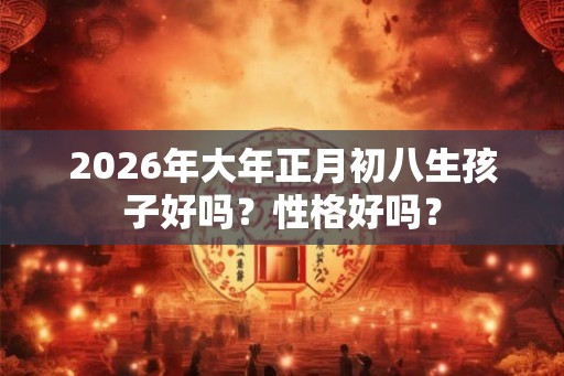 2026年大年正月初八生孩子好吗？性格好吗？