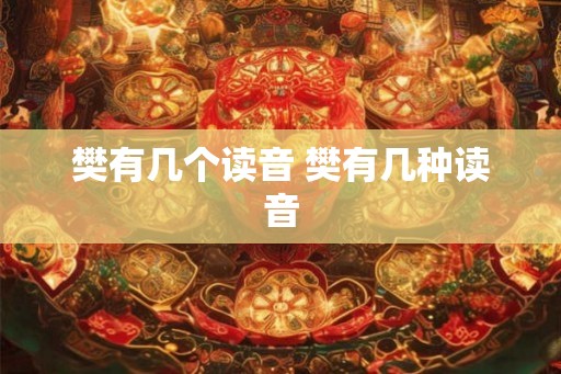 樊有几个读音 樊有几种读音