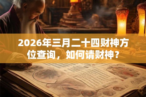 2026年三月二十四财神方位查询，如何请财神？