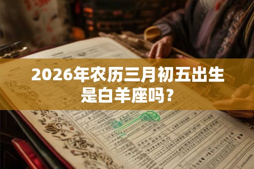 2026年农历三月初五出生是白羊座吗？