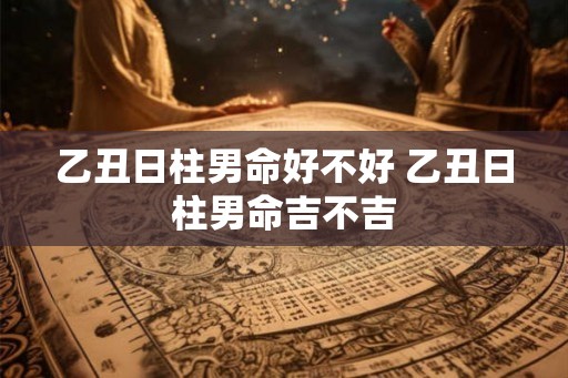 乙丑日柱男命好不好 乙丑日柱男命吉不吉