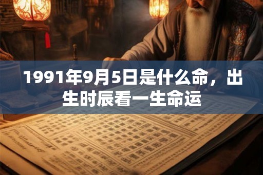 1991年9月5日是什么命,出生时辰看一生命运 1991年9月5日是什么命,出生时辰看一生命运