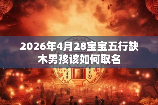 2026年4月28宝宝五行缺木男孩该如何取名