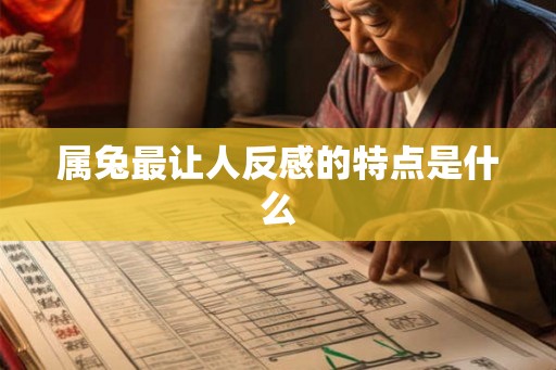 属兔最让人反感的特点是什么 属兔最让人反感的特点是什么