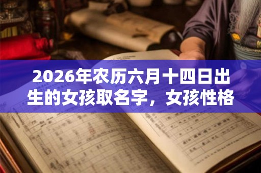 2026年农历六月十四日出生的女孩取名字,女孩性格解析 2026年农历六月十四日出生的女孩取名字,女孩性格解析