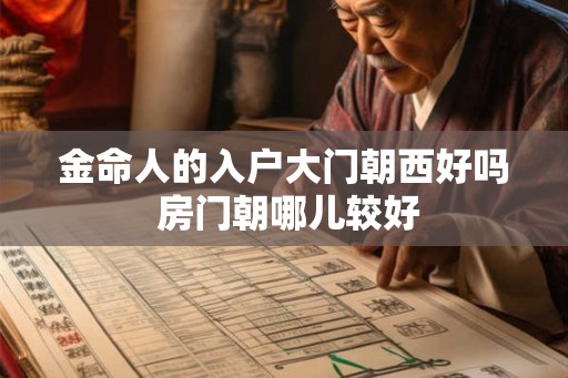 金命人的入户大门朝西好吗 房门朝哪儿较好