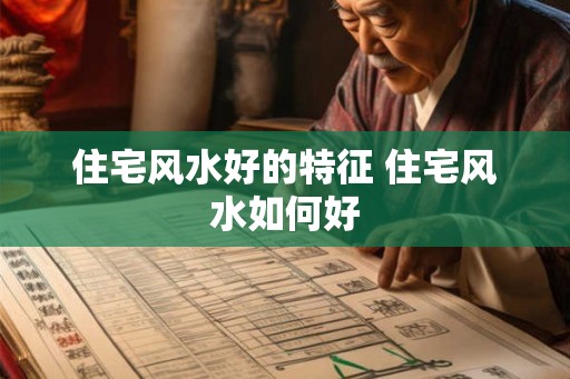 住宅风水好的特征 住宅风水如何好