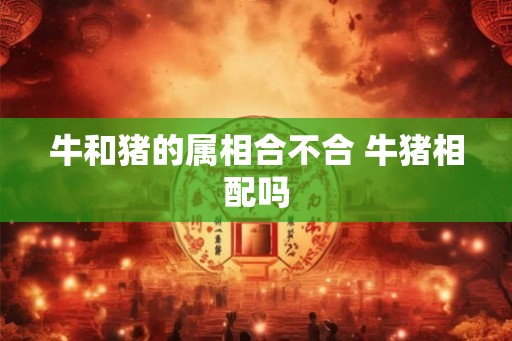 牛和猪的属相合不合 牛猪相配吗