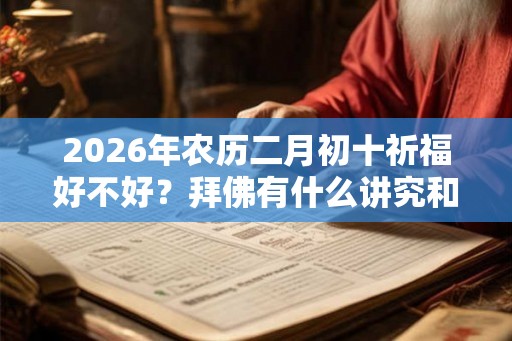 2026年农历二月初十祈福好不好?拜佛有什么讲究和忌讳? 2026年农历二月初十祈福好不好?拜佛有什么讲究和忌讳?