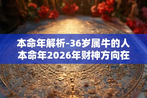 本命年解析-36岁属牛的人本命年2026年财神方向在哪