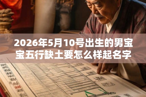 2026年5月10号出生的男宝宝五行缺土要怎么样起名字 2026年5月10号出生的男宝宝五行缺土要怎么样起名字