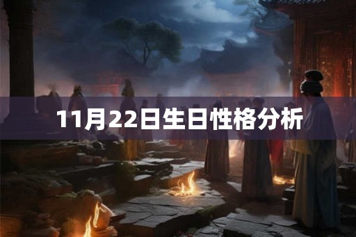 11月22日生日性格分析