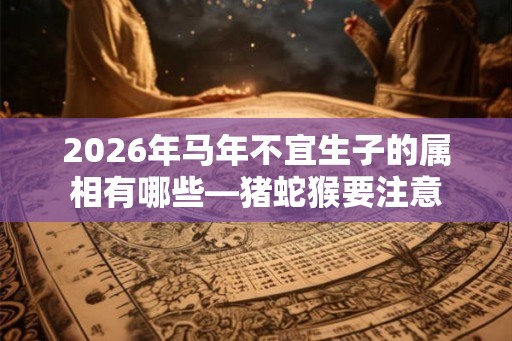 2026年马年不宜生子的属相有哪些—猪蛇猴要注意