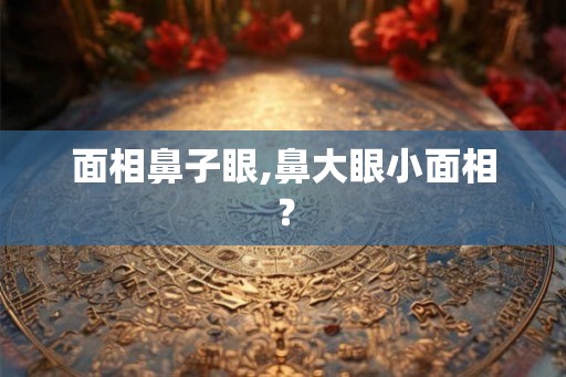 面相鼻子眼,鼻大眼小面相？