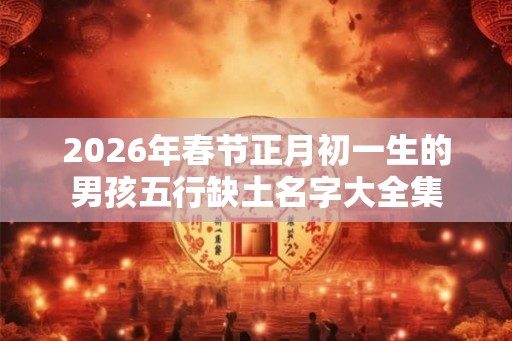 2026年春节正月初一生的男孩五行缺土名字大全集 2026年春节正月初一生的男孩五行缺土名字大全集