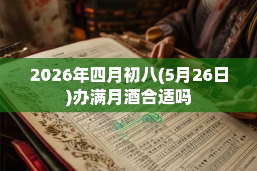 2026年四月初八(5月26日)办满月酒合适吗 2026年四月初八(5月26日)办满月酒合适吗
