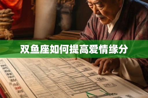 双鱼座如何提高爱情缘分