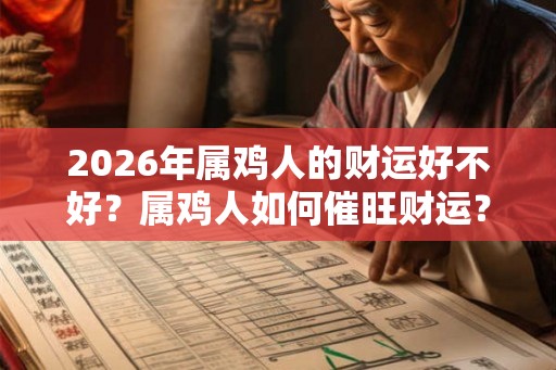 2026年属鸡人的财运好不好？属鸡人如何催旺财运？