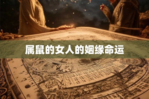 属鼠的女人的姻缘命运