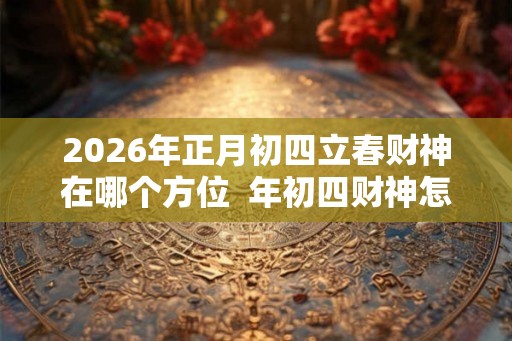 2026年正月初四立春财神在哪个方位 年初四财神怎么接 2026年正月初四立春财神在哪个方位 年初四财神怎么接