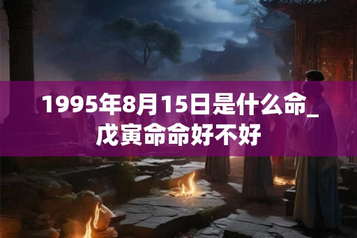 1995年8月15日是什么命_戊寅命命好不好