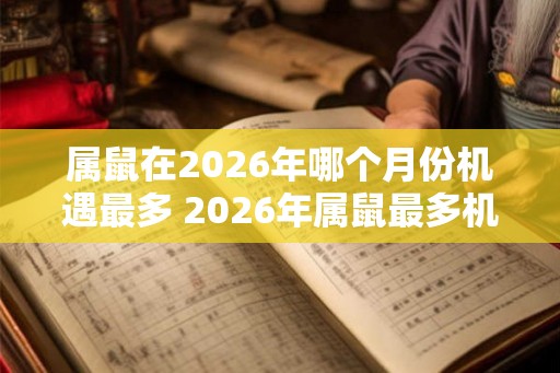 属鼠在2026年哪个月份机遇最多 2026年属鼠最多机遇月份