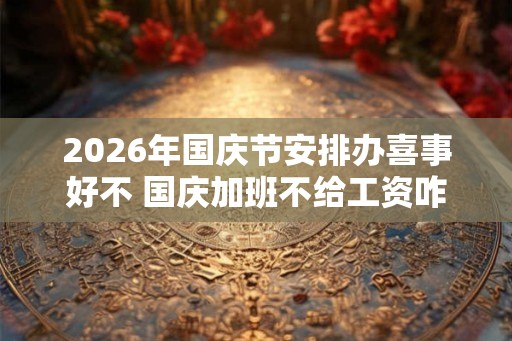 2026年国庆节安排办喜事好不 国庆加班不给工资咋办