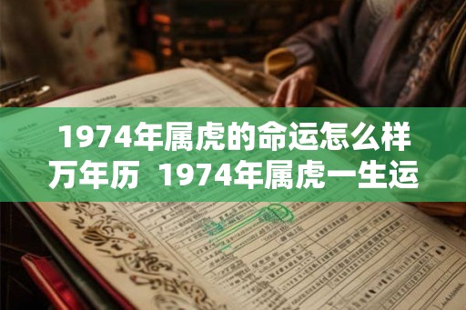 1974年属虎的命运怎么样万年历  1974年属虎一生运程