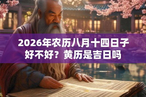 2026年农历八月十四日子好不好？黄历是吉日吗