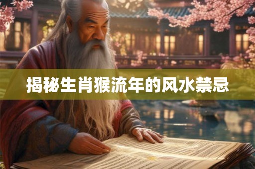 揭秘生肖猴流年的风水禁忌