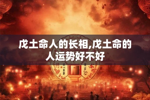 戊土命人的长相,戊土命的人运势好不好