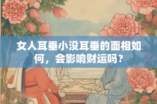 女人耳垂小没耳垂的面相如何,会影响财运吗? 女人耳垂小没耳垂的面相如何,会影响财运吗?