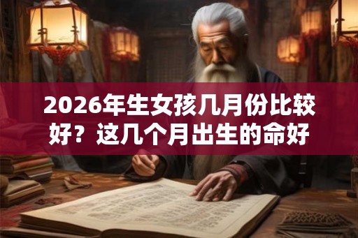 2026年生女孩几月份比较好？这几个月出生的命好